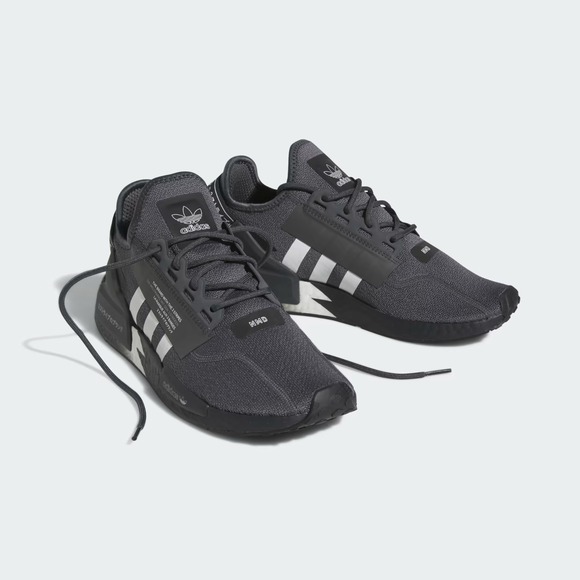 adidas NMD_R1.V2 Mens Size7 Grey/Black Running Shoes Sneakers ID6851 RARE STYLE main image 6
